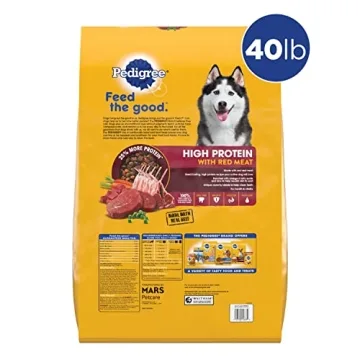 High Protein Adult Dog Food - Beef & Lamb Flavor