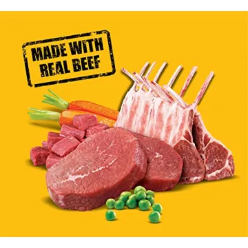 High Protein Adult Dog Food - Beef & Lamb Flavor