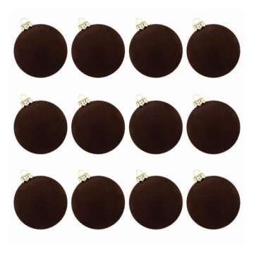 Elegant Velvet Christmas Balls for Holiday Decor