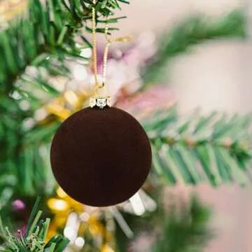 Elegant Velvet Christmas Balls for Holiday Decor