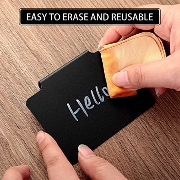 32 Basket Labels Clip Set with Chalk Markers for Organizing