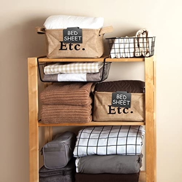 32 Basket Labels Clip Set with Chalk Markers for Organizing