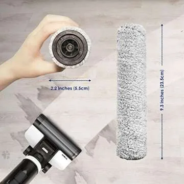 Tineco Replacement 2 HEPA Assembly & 2 Brush Roller Set for iFLOOR 3 Series, Floor ONE S3 Series, iF...