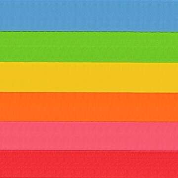 Really Long Colored Masking Tapes (Pack of 6 Tapes) | Each Tape is 1 inch Wide X 60 Yards Long | Kids Crafting Decorative Tapes | Moving Labelling Tapes | Vibrant Assorted Multi Colored DIY Fun Rolls