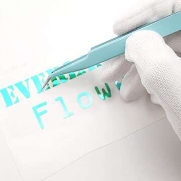 TECKWRAP Craft Vinyl Weeding Tool Set Squeegee Vinyl Scraper Tweezer Weeding Pen for Crafting DIY
