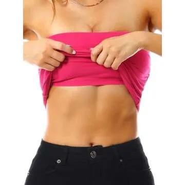 MixMatchy Women's Tube Top 3PACK - Stylish Summer Essentials