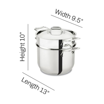All-Clad Specialty 6 Quart Stockpot with Strainer Set