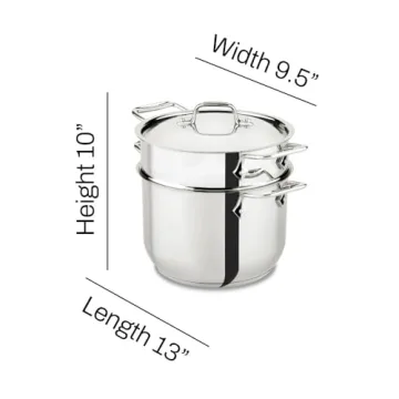 All-Clad Specialty 6 Quart Stockpot with Strainer Set
