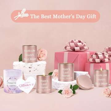 HOHOTIME Lavender Scented Candle - Perfect Gift for Moms