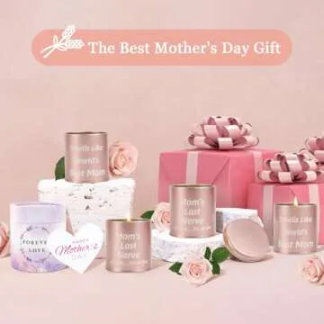 HOHOTIME Lavender Scented Candle - Perfect Gift for Moms