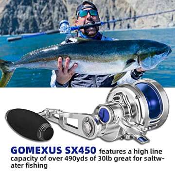 GOMEXUS Jigging Reel Large Capacity & Smooth