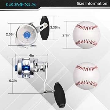 GOMEXUS Jigging Reel Large Capacity & Smooth
