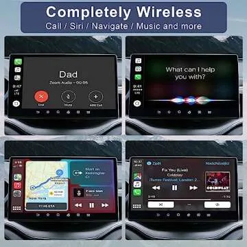 Wireless CarPlay Adapter Dongle for iPhone - Wireless Dongle for Factory Wired CarPlay Cars from 2017, Fit for USB C and A, Plug and Play, Auto Connection