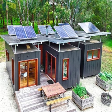 Aluminum Container Solar House Modular Home 320 sq ft