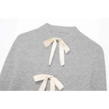Chic Bow Tie Front Cardigan for Women - Pinclodly Sweater