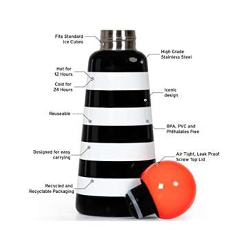 Lund London Skittle Bottle - Insulated & Stylish Water Bottle
