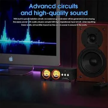 Douk Audio L3 RCA Audio Switch 1 in 3 Out & 3 in 1 Out, 3 Channel Switcher Selector Box with Remote Control & VU Meter & Bypass for PC, Amplifier, Speaker