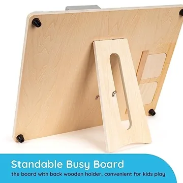 NILUTO Montessori Busy Board for Toddlers 1-4 Years