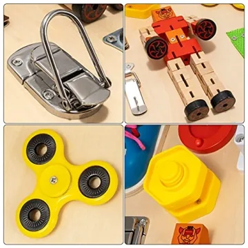 NILUTO Montessori Busy Board for Toddlers 1-4 Years