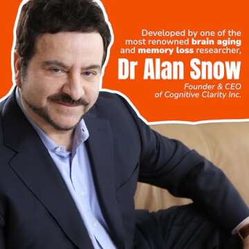 Percepta Plant-Based Memory Support - Natural Nootropic Brain Booster - Memory, Focus, Concentration - 30 Day Supply