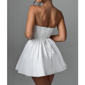 Women Summer Solid Tube Top Dress for All Occasions