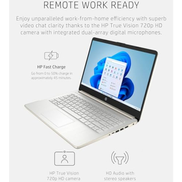 HP Touchscreen Laptop for Students with Office 365 - 14 inch