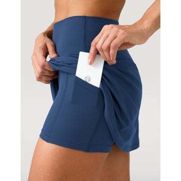 Colorfulkoala Dreamlux Tennis Skort with Built-in Shorts