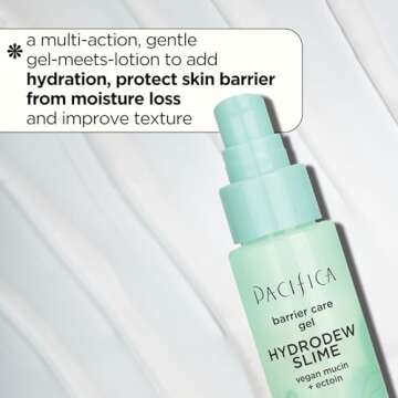 Pacifica Snail Mucin Face Moisturizer - Hydrodew Slime Serum- Skin Barrier Repair Cream - Toxin Defe...