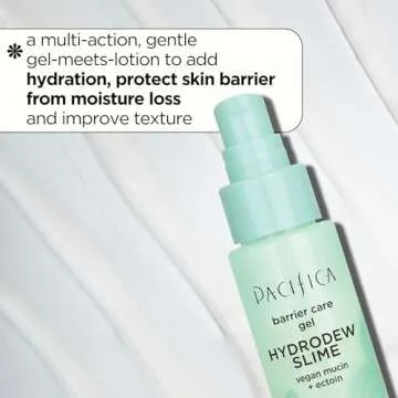 Pacifica Snail Mucin Face Moisturizer - Hydrodew Slime Serum- Skin Barrier Repair Cream - Toxin Defe...