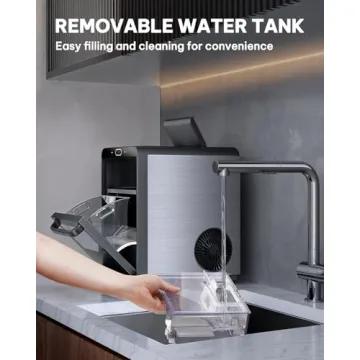 Silonn Nugget Ice Maker for Home - 44lbs Daily Ice Production