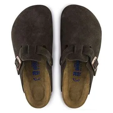 Birkenstock Classic Women's Boston Soft Clogs - Mocha, Comfortable Design for Daily Wear
