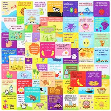 BakingWorld 120 Pcs Lunch Box Jokes & Notes for Kids, Cute Positive Affirmation Cards Inspirational ...