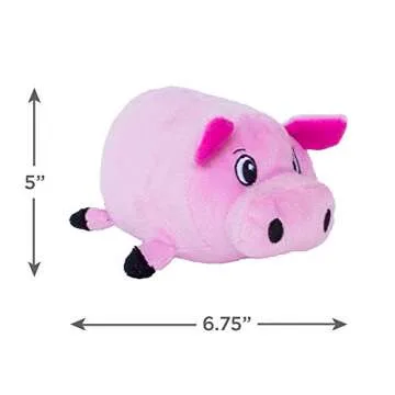 Outward Hound Fattiez Pig Plush Squeaky Dog Toy for Pets