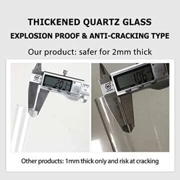 Orlushy 150W Adjustable Aquarium Heater for Fish Tanks