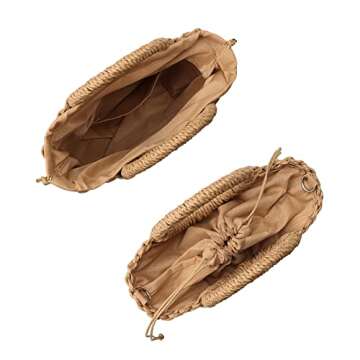 Youjaree Handwoven Straw Crossbody Handbag for Summer