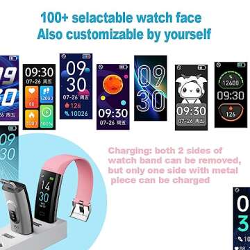 BrilliantHouse Waterproof Fitness Tracker for Health & Activity