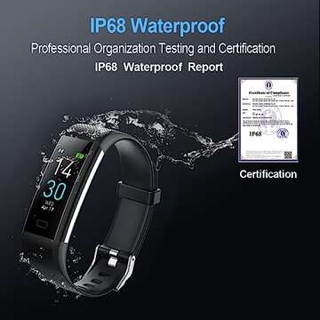 BrilliantHouse Waterproof Fitness Tracker for Health & Activity