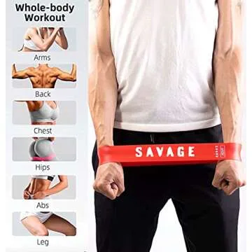 Resistance Bands for Working Out and Core Sliders | Home Gym Equipment Workout Fitness Equipment Elastic Exercise Bands Mini for Glute Leg