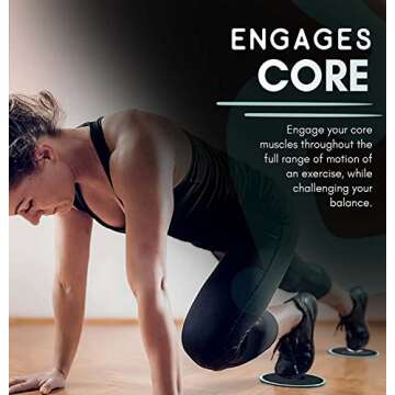 Resistance Bands for Working Out and Core Sliders | Home Gym Equipment Workout Fitness Equipment Elastic Exercise Bands Mini for Glute Leg