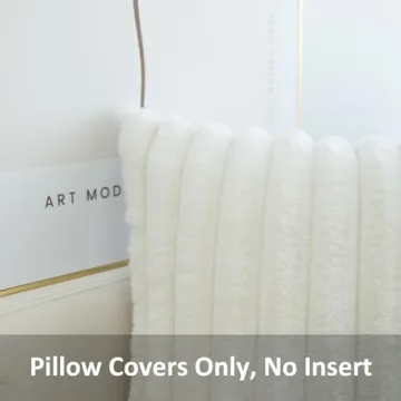 Soft JOJUSIS Faux Fur Pillow Covers for Stylish Decor