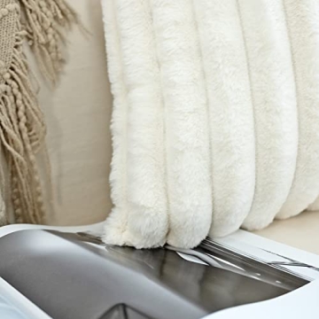 Soft JOJUSIS Faux Fur Pillow Covers for Stylish Decor