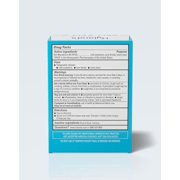 Hyland's No. 5 Kali Mur Tablets for Cold Relief 100 Count