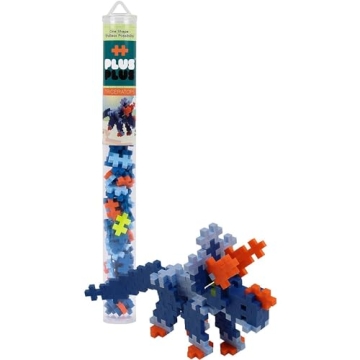 Plus Plus 3D Triceratops Building Set for Kids