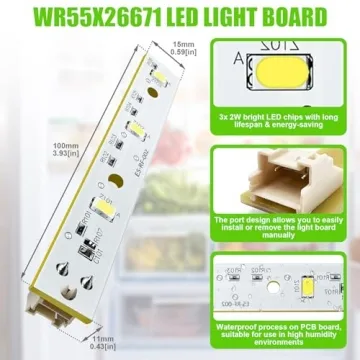 TobeBright LED Light Board for GE Refrigerators - WR55X26671