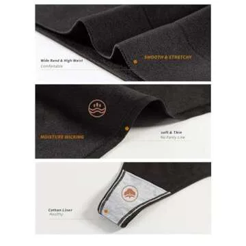 GRANKEE Women's Breathable Seamless Thong Panties No Show Underwear 6 Pack(Black/Caramel/Purple/Olive Green/Lavender/Light Grey 6 Pack M)