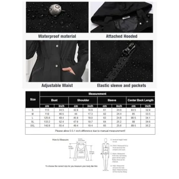 Zeagoo Women's Waterproof Lightweight Rain Jacket Blue