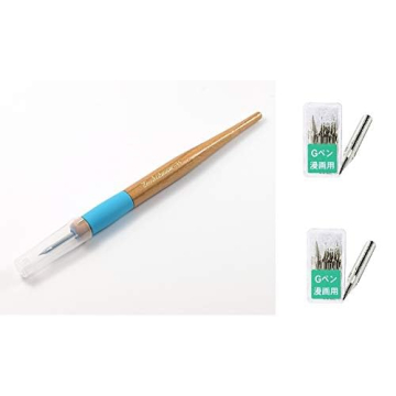 Tachikawa Nib Holder & Zebra 10 Nibs Set for Artists