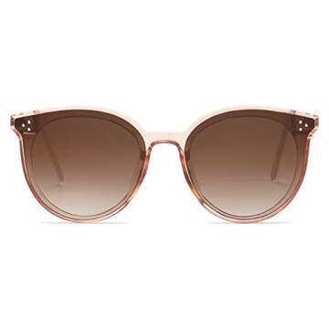 Trendy Oversized Round Sunglasses Unisex UV400 Affordable Style