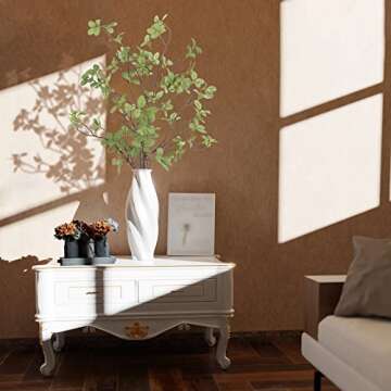 Ruidazon 2pcs Artificial Greenery Stems for Home Decor