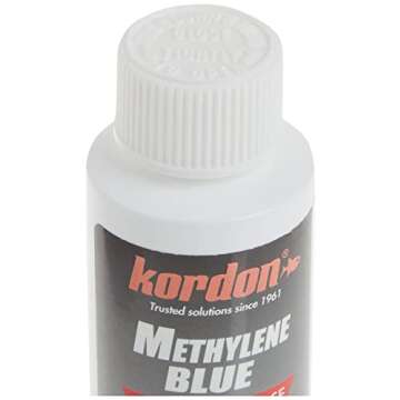Kordon Methylene Blue Disease Preventative – Safe for Freshwater & Saltwater Aquariums, Prevents Fungal Infections & Treats Parasites, Reduces Fish Stress, 4-Ounces
